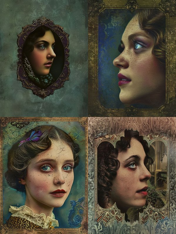 Mystic Gaze in Ornate Gold