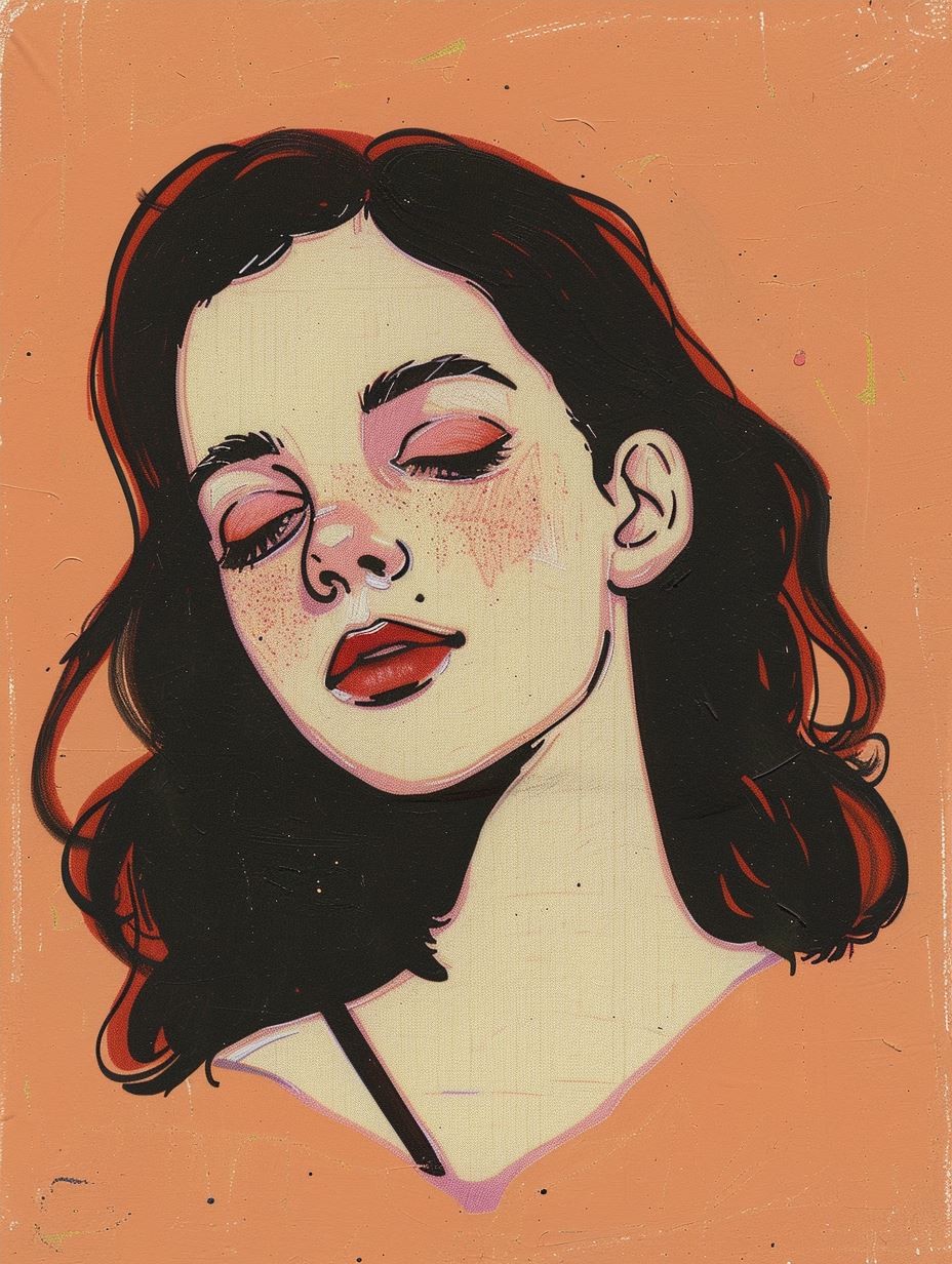 Vintage Noir Portrait Study - Image 4