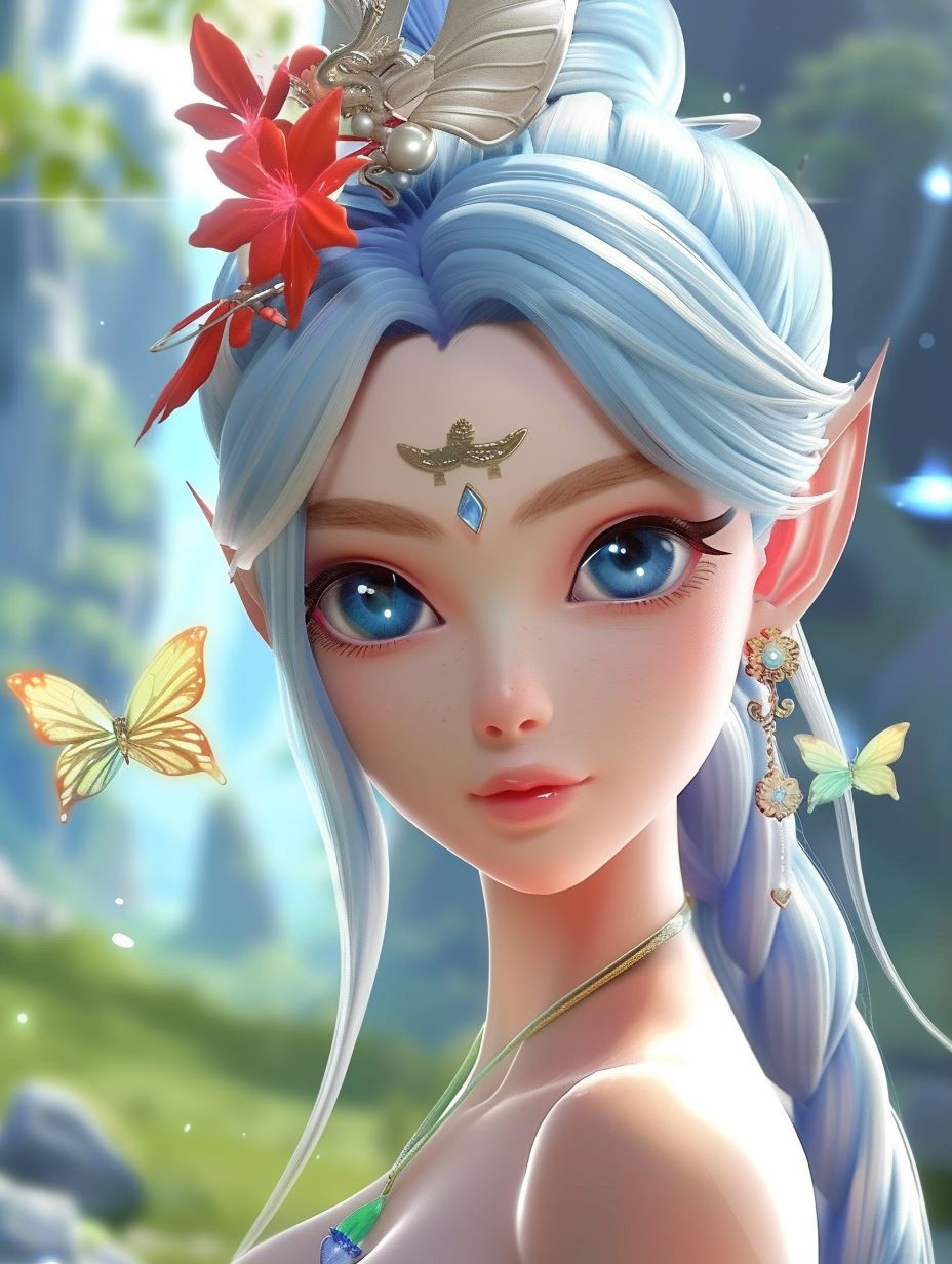 Ethereal Celestial Forest Spirit
