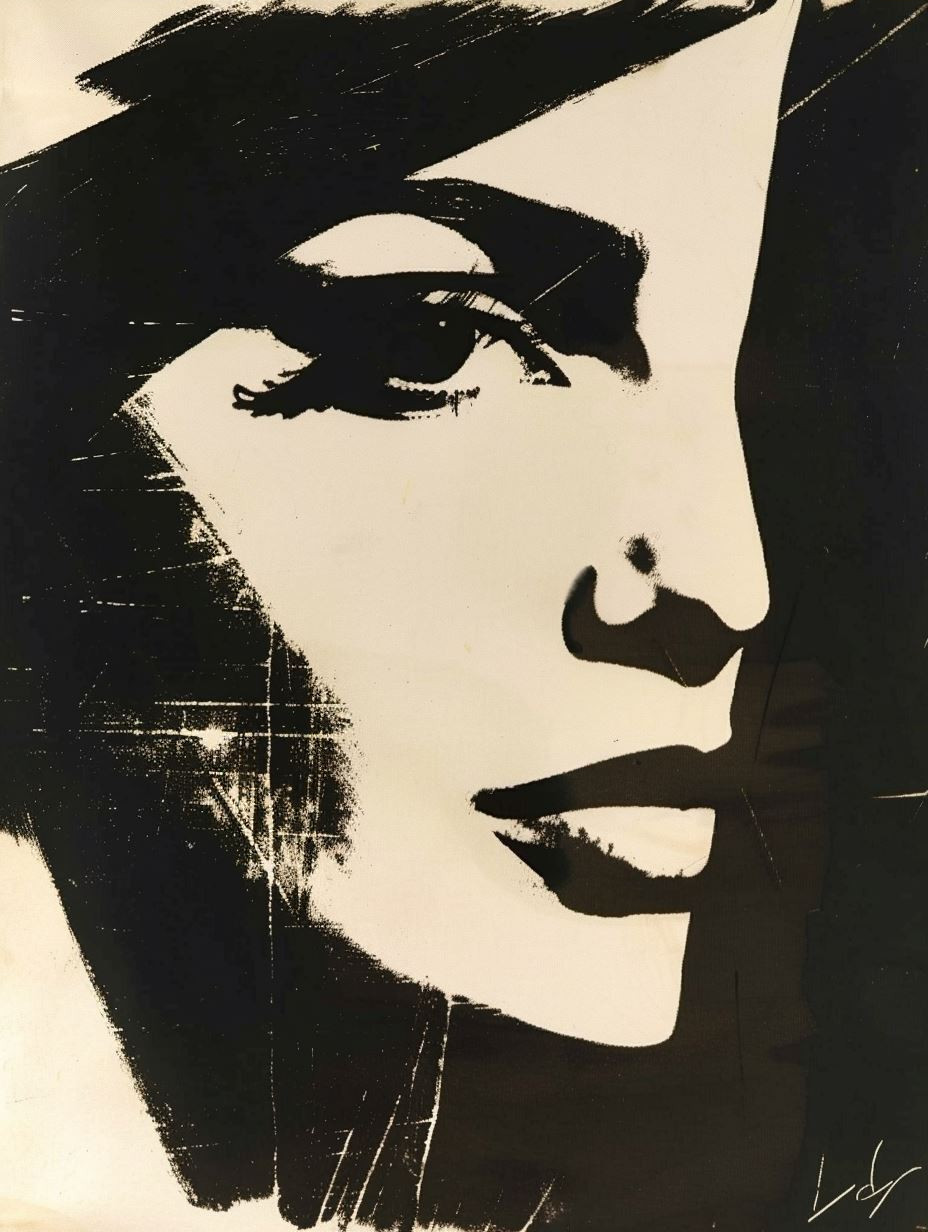 Noir Contrast Portrait Collage - Image 3