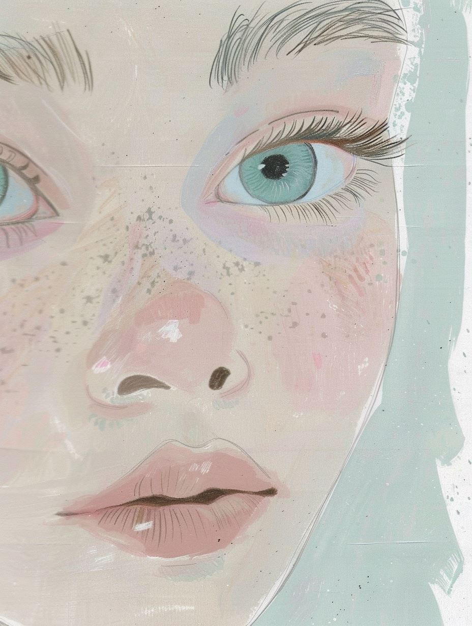 Ethereal Gaze: A Study in Softness - Image 3