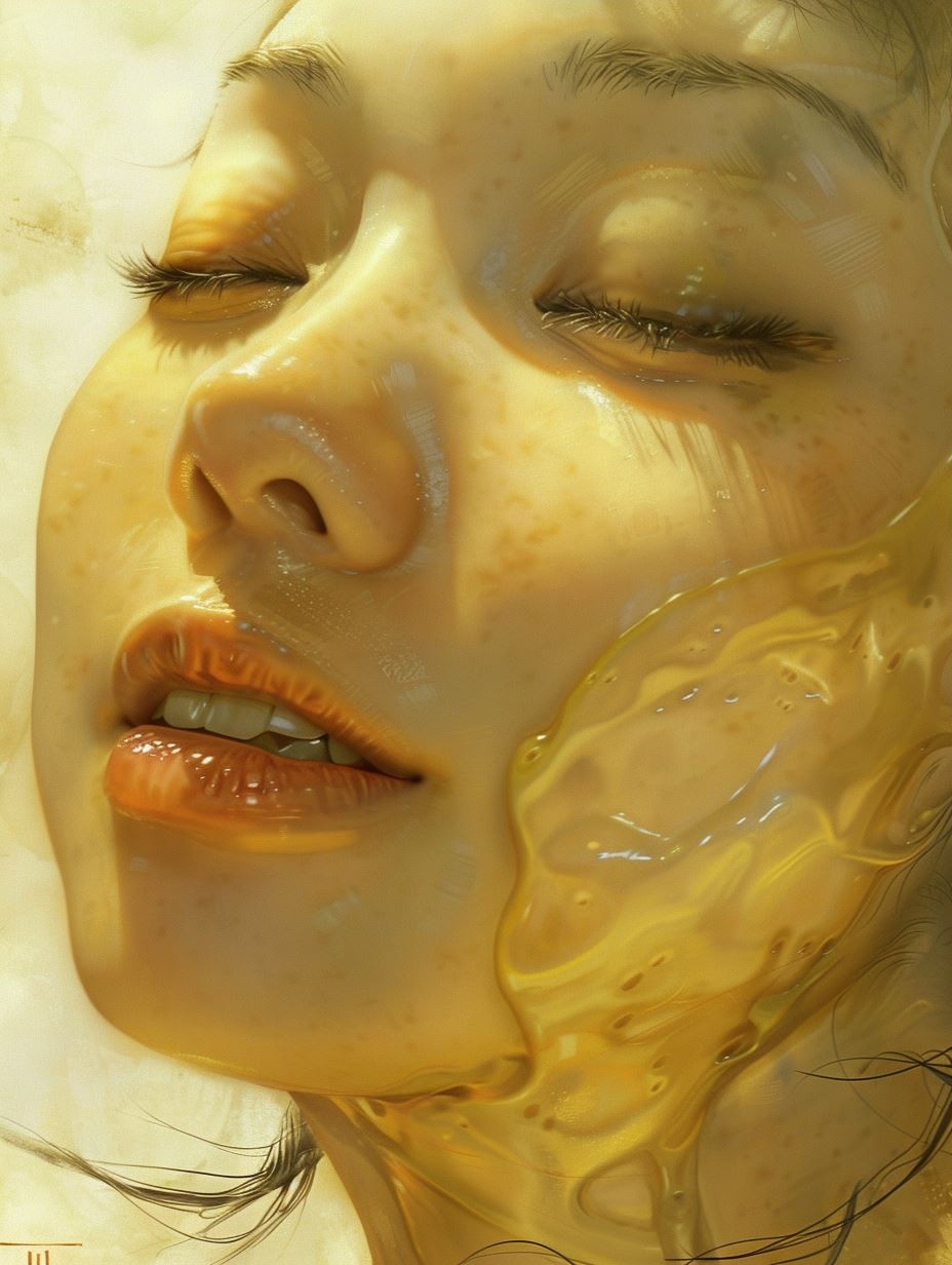 Liquid Gold Ethereal Portrait - Image 3