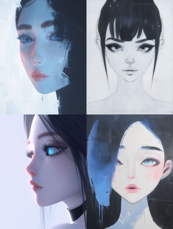 Ethereal Visions of Digital Beauty