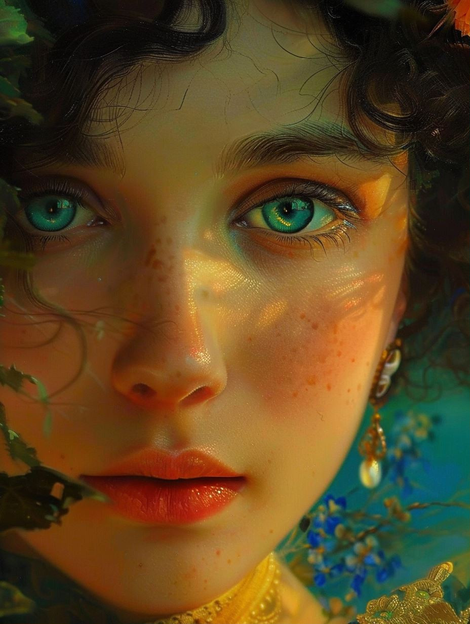 Ethereal Visions of Gaze and Grace - Image 1