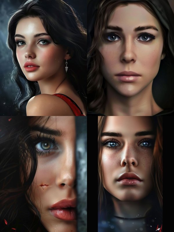 Four Visions of Feminine Beauty