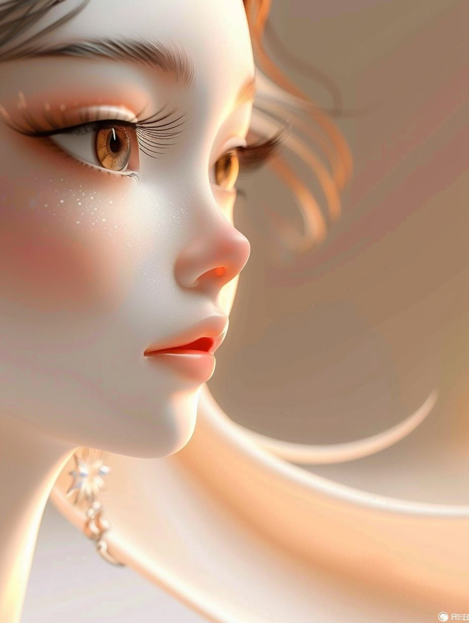 Ethereal Bloom Porcelain Beauty - Image 2