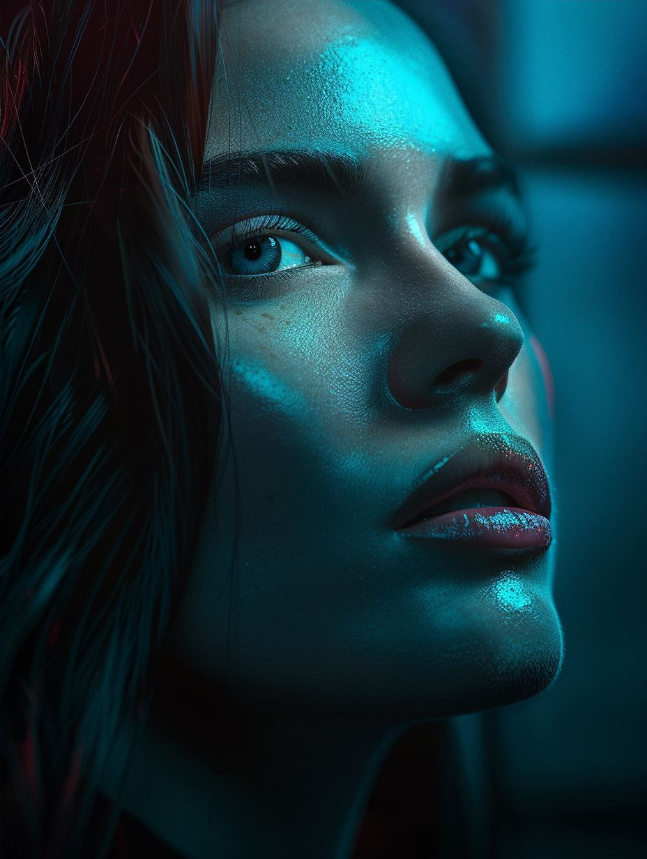 Neon Shadows: Cinematic Portraits - Image 4