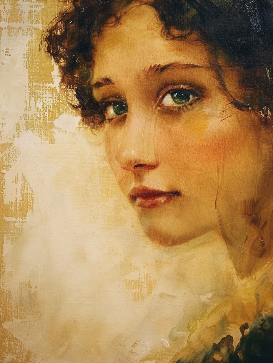 Ethereal Renaissance Portraiture Study - Image 3