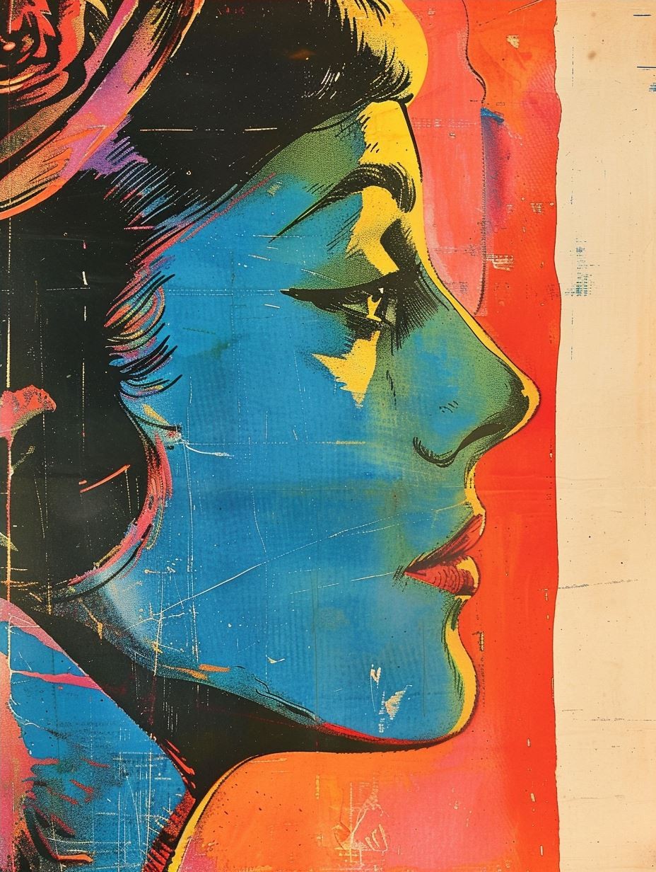 Vintage Pop Art Portraiture - Image 4