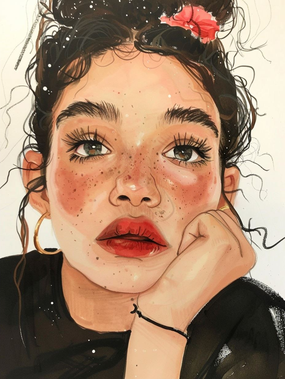 Ethereal Gaze: A Study in Portraiture - Image 2