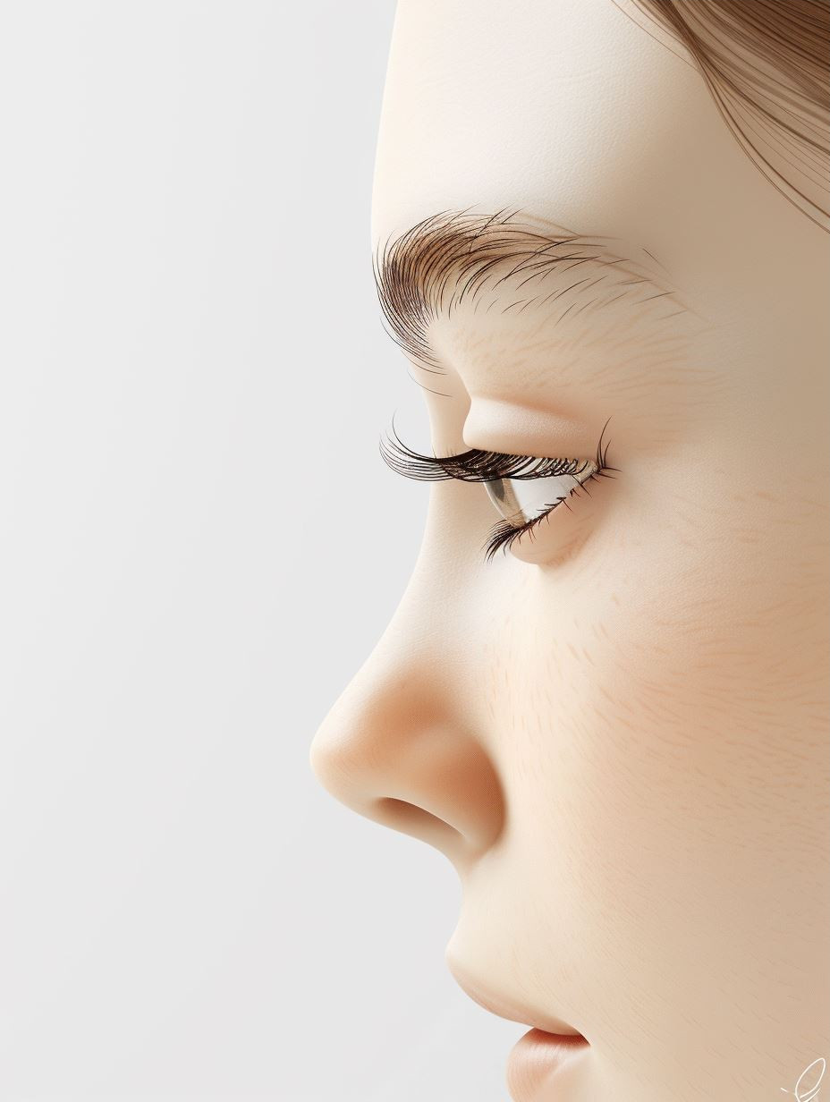 Ethereal Porcelain Serenity Portrait - Image 3