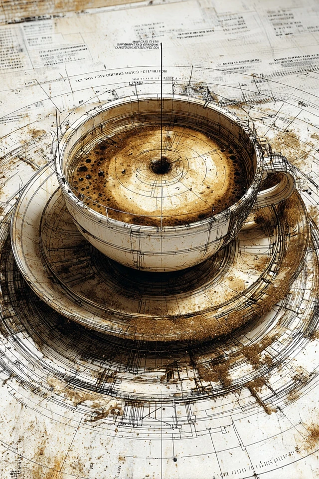 Architectural Echoes in Coffee - Image 4