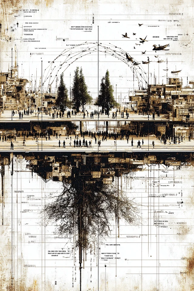 Architectural Echoes in Coffee - Image 2