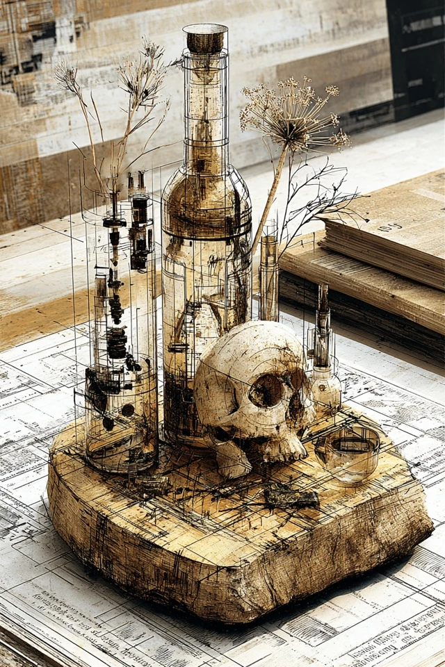 Architectural Echoes in Coffee - Image 3