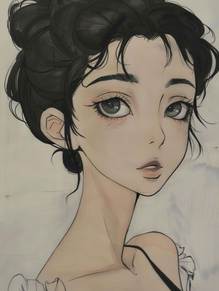 Ethereal Melancholy Anime Portraits - Image 2