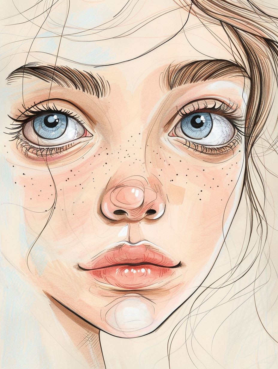 Ethereal Gazes: A Study of Digital Portraits - Image 2