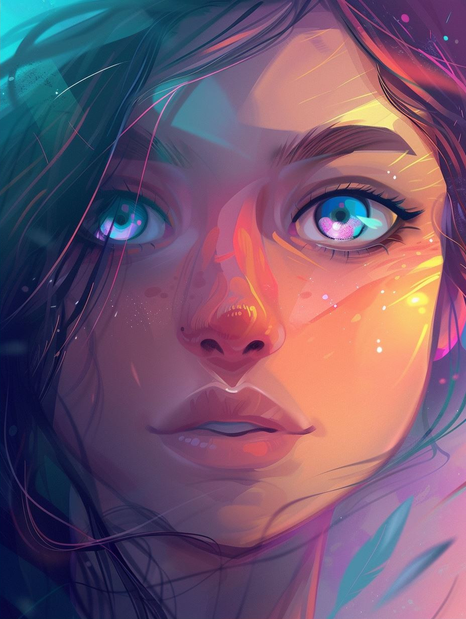 Ethereal Glow of Celestial Souls - Image 2