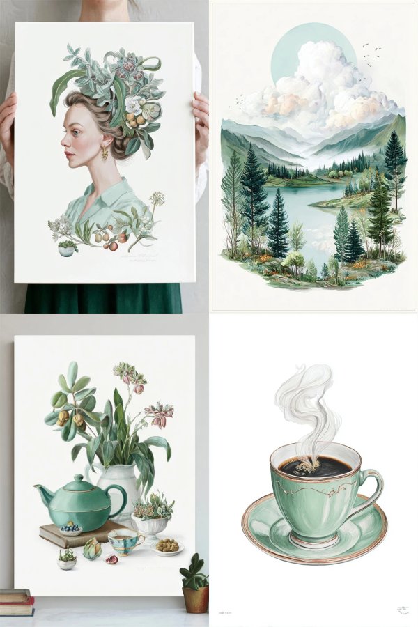 Nature's Serenity Art Collection