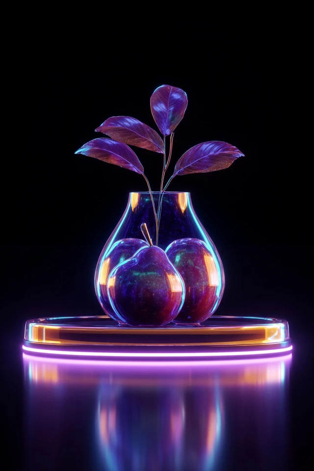Neon Dreams in a Digital Realm - Image 3