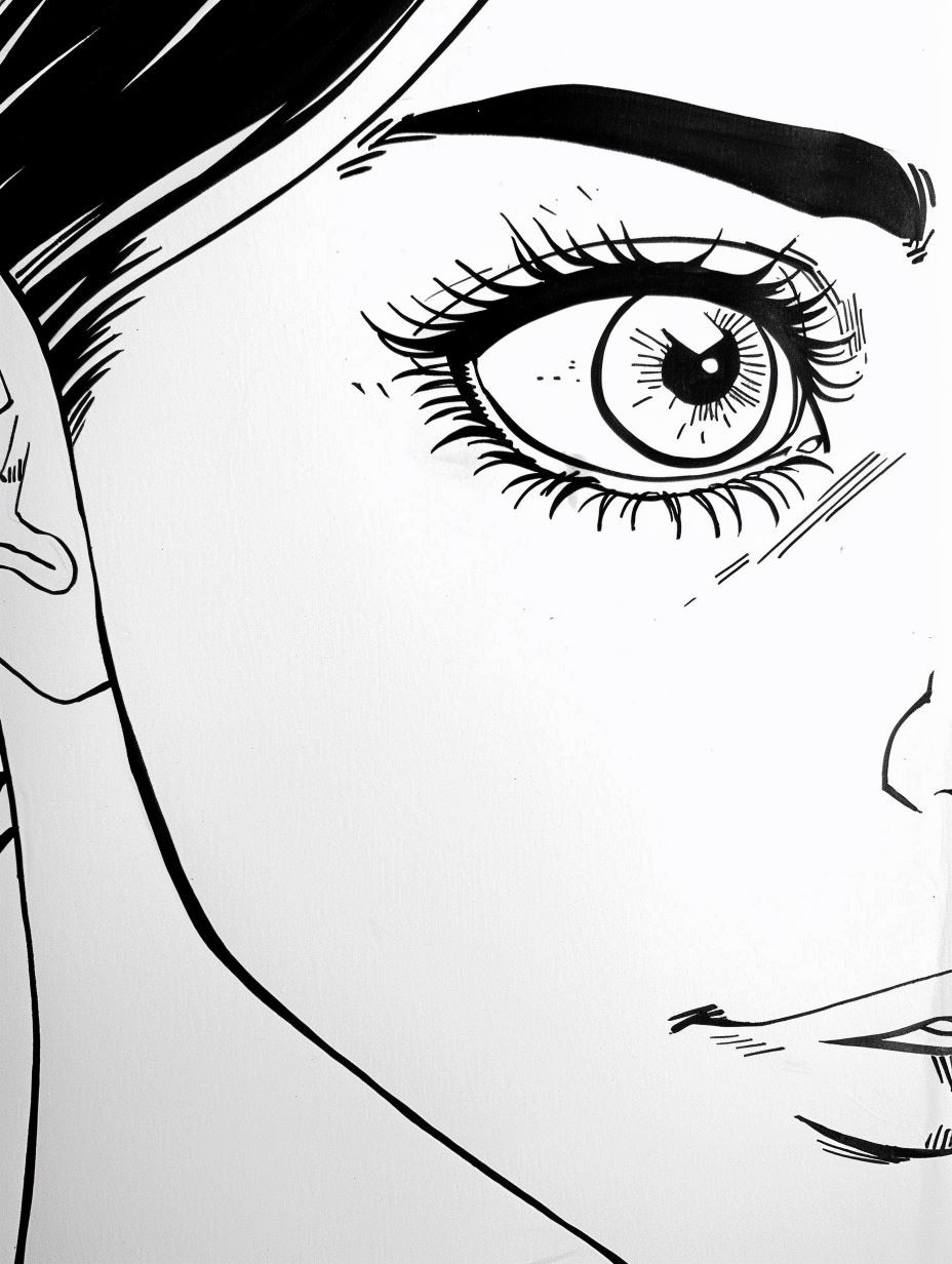 Bold Ink Manga Portrait Studies - Image 1