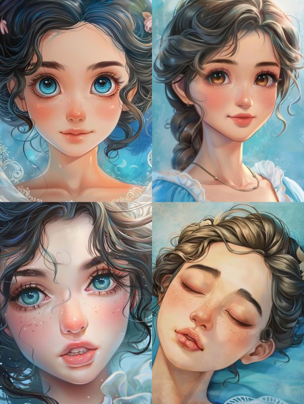 Ethereal Visions of a Dreamy Maiden