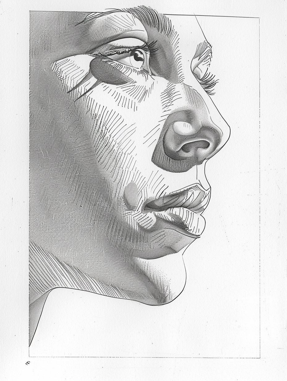 Studies in Human Facial Anatomy - Image 1