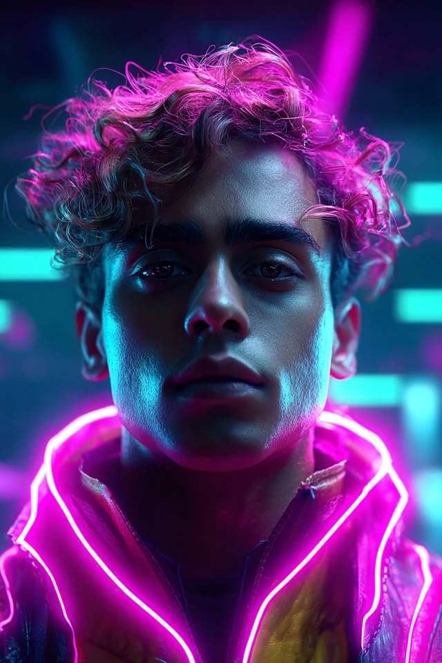 Neon Dreams: A Cyberpunk Visual Journey - Image 1