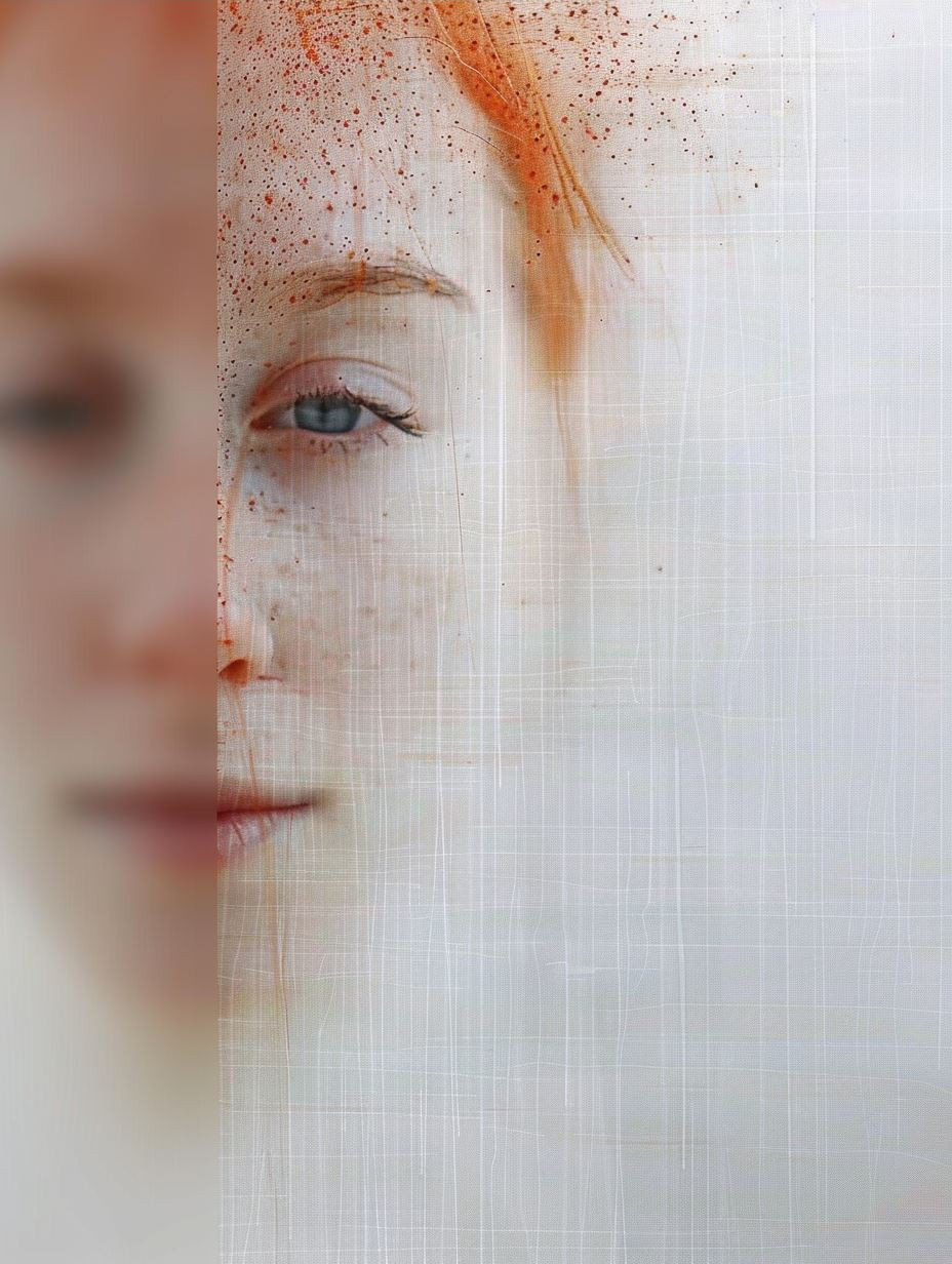 Ethereal Glitch Portrait Studies - Image 3