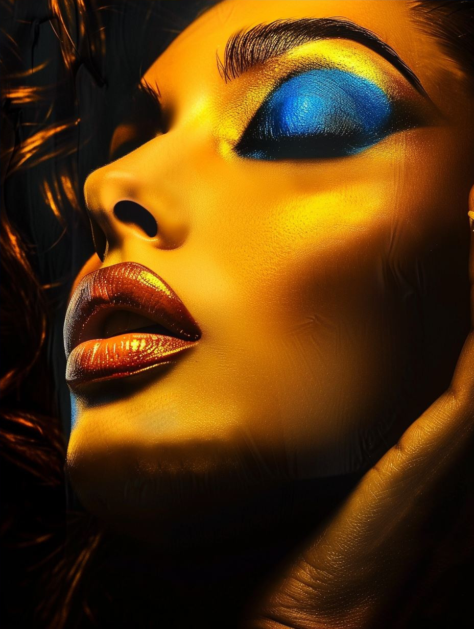 Celestial Glow: Neon Portraits - Image 4