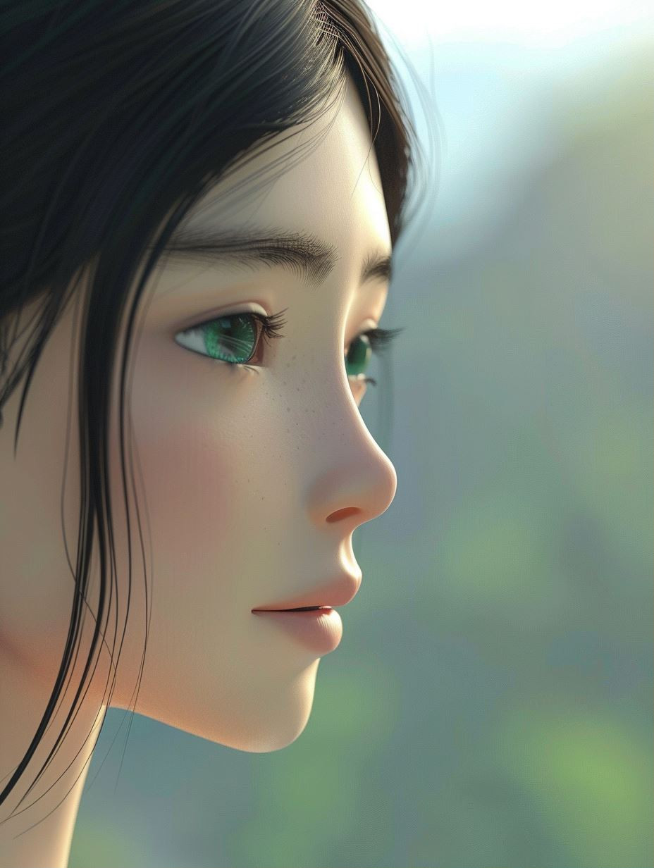 Ethereal Serenity in Soft Light - Image 1