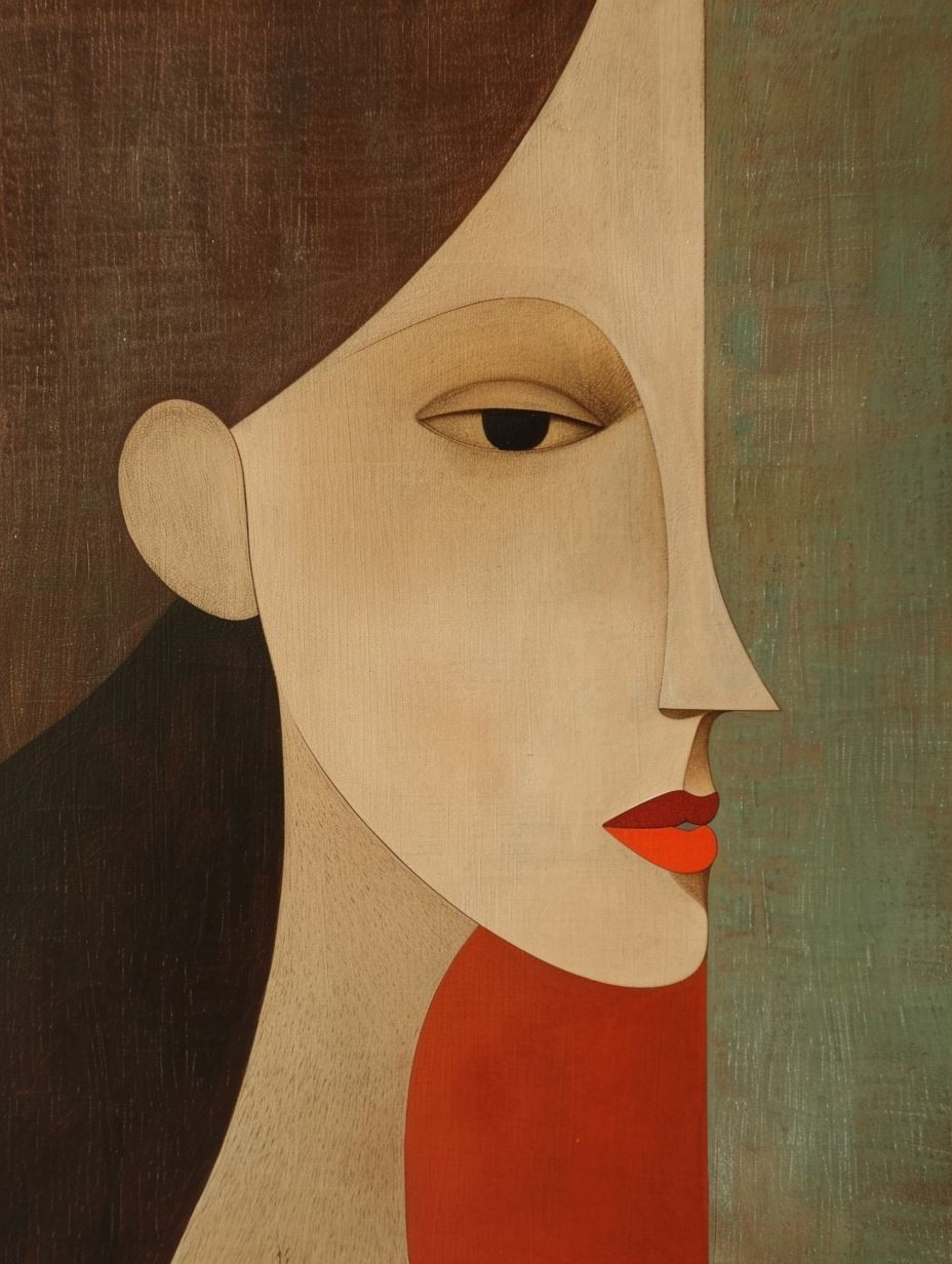 Geometric Echoes of Feminine Grace - Image 3