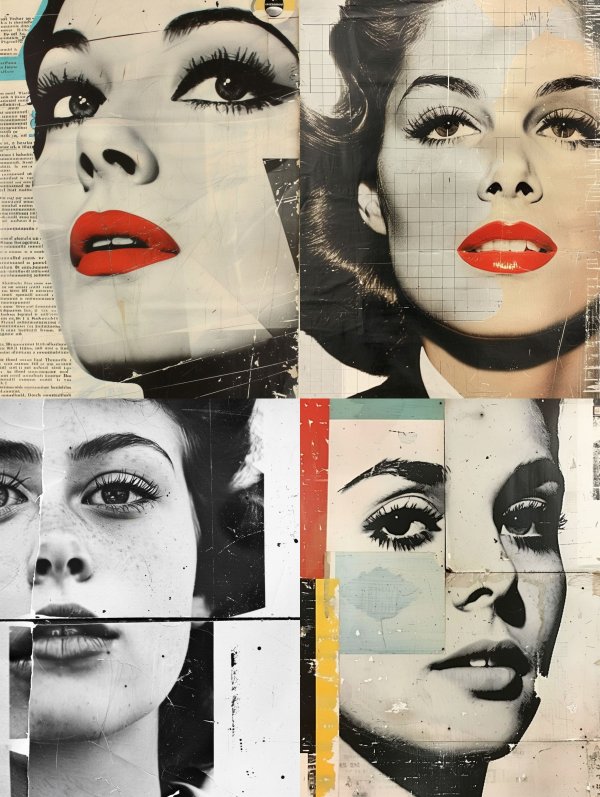 Fragmented Beauty: A Pop Art Study