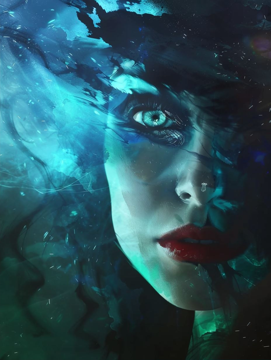 Ethereal Depths of Azure Dreams - Image 2