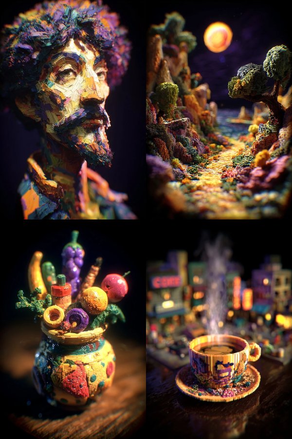Textured Dreams: A Colorful Artistic Journey