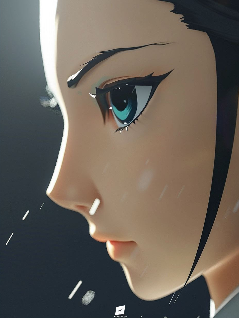 Ethereal Anime Portraits of a Mysterious Girl - Image 2