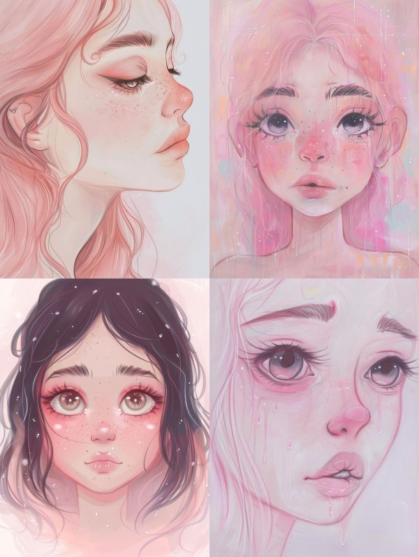 Ethereal Dreams in Pastel Hues