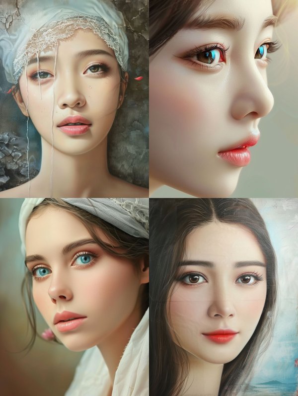 Ethereal Visions of Feminine Beauty