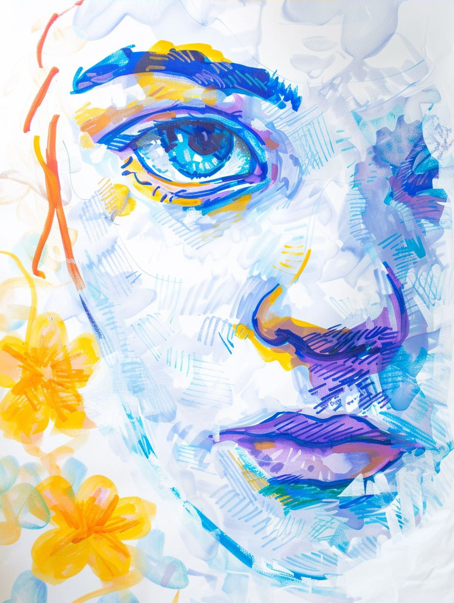 Prismatic Gazes: A Study in Color - Image 3