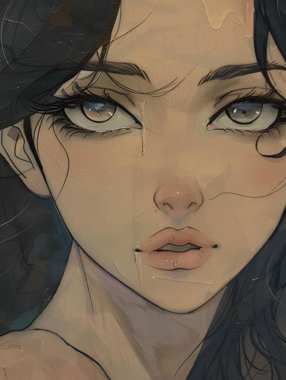 Ethereal Melancholy Anime Portraits - Image 3