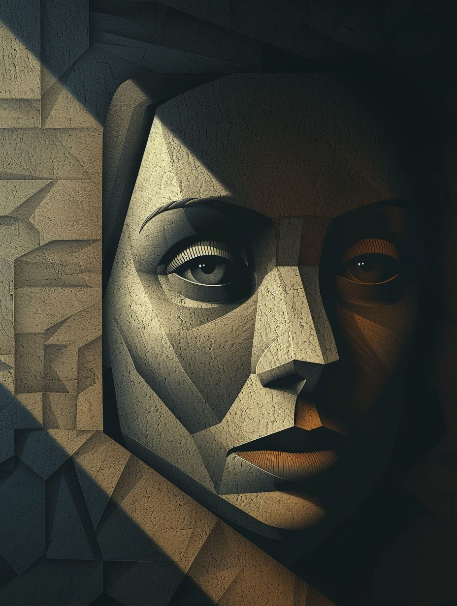 Fragmented Soul in Golden Geometry - Image 3