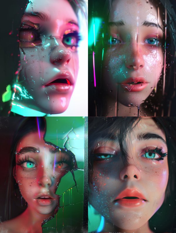 Neon Liquid Distortion