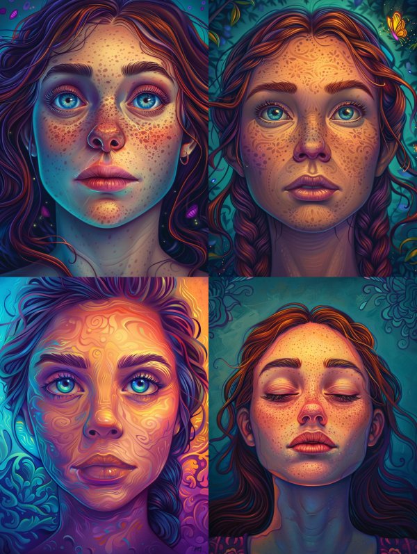 Ethereal Visions of a Freckled Muse