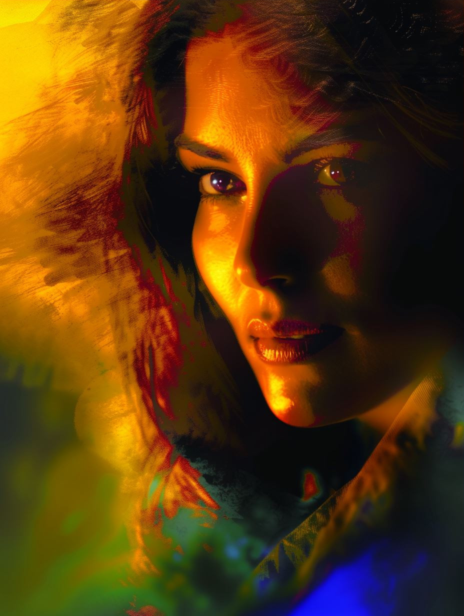Prismatic Ethereal Portrait Study - Image 3