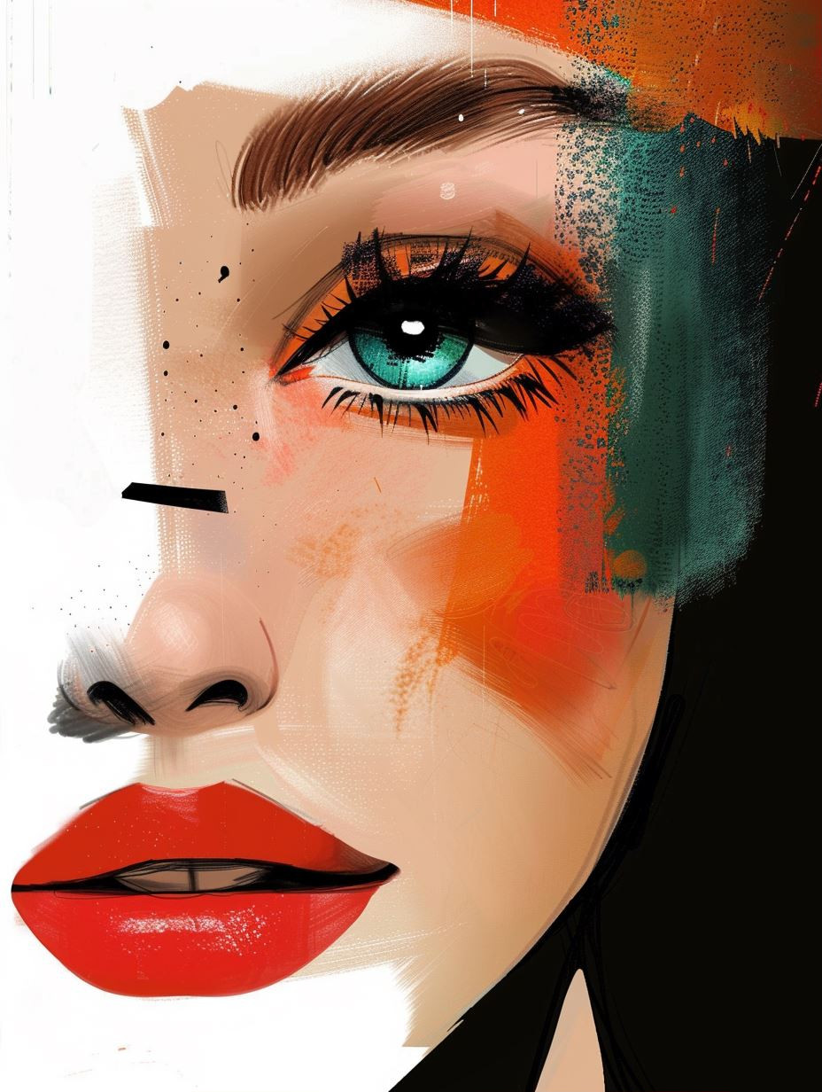 Vibrant Visions of Modern Feminine Beauty - Image 1