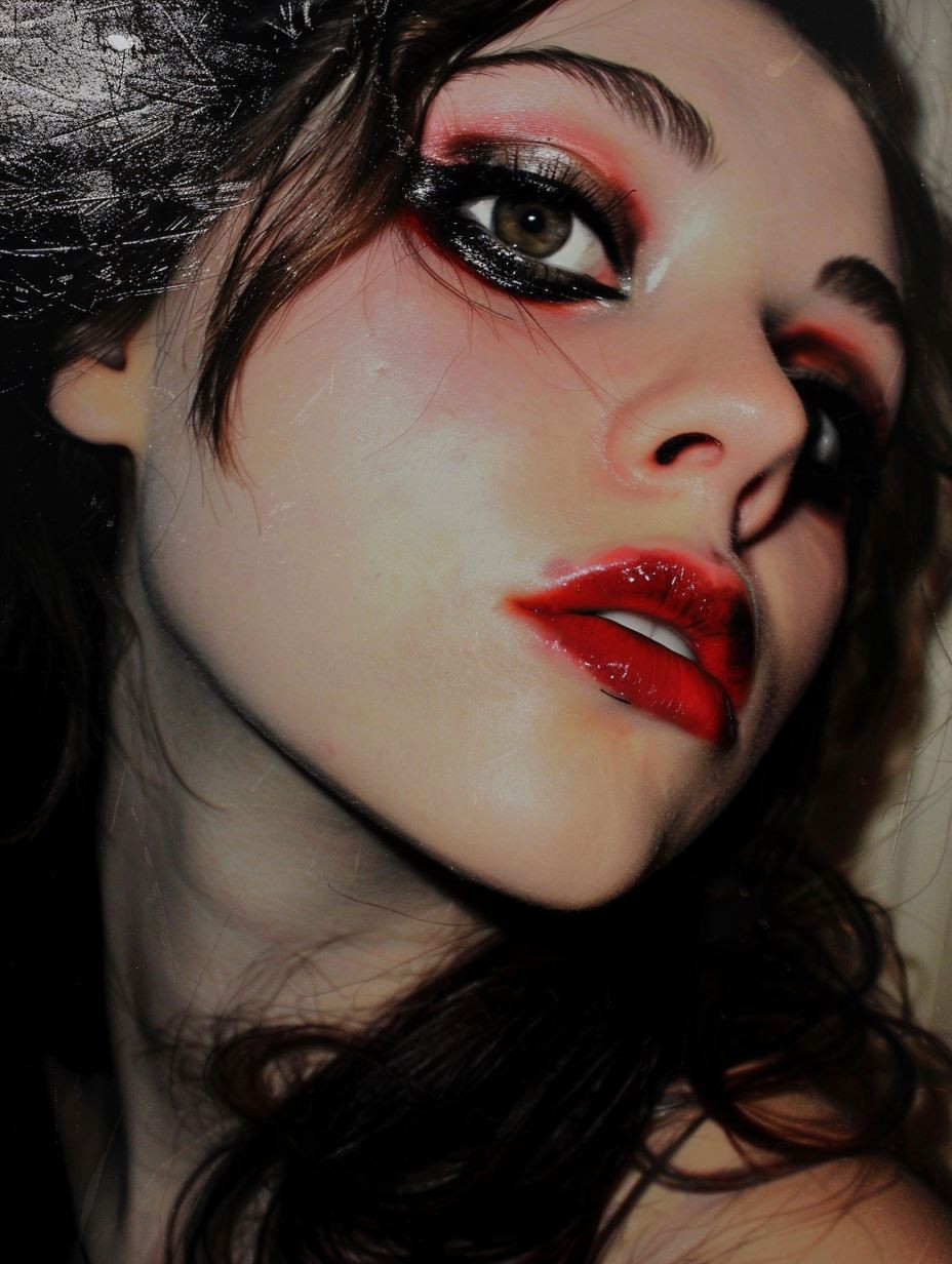 Crimson Gothic Allure - Image 3