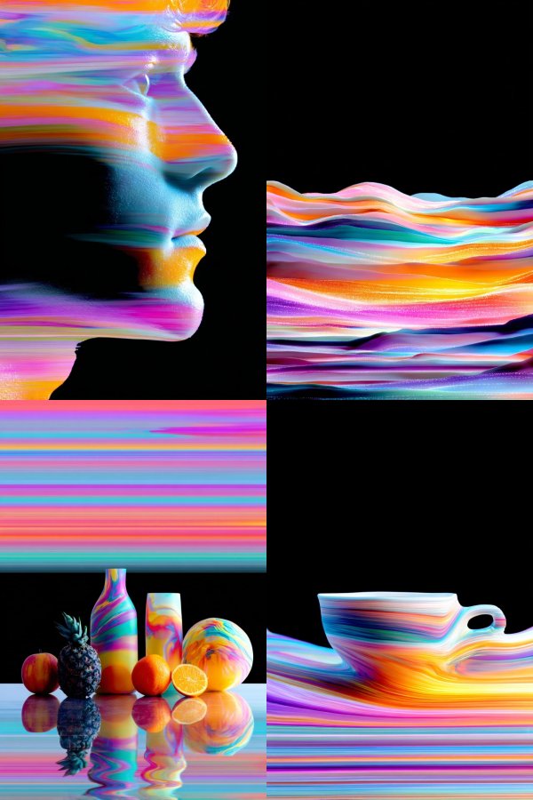 Prismatic Glitch Profile