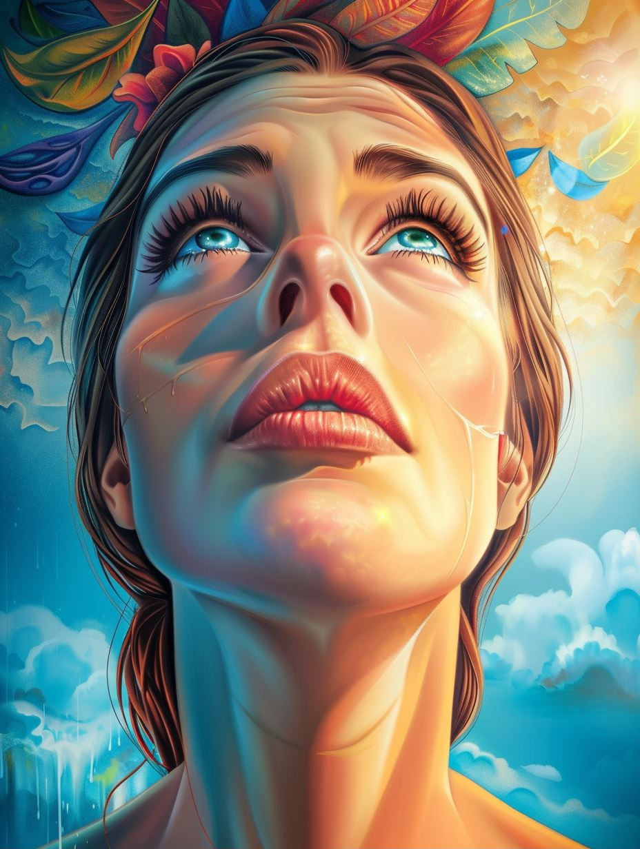 Ethereal Gazes of Dreaming Women - Image 1