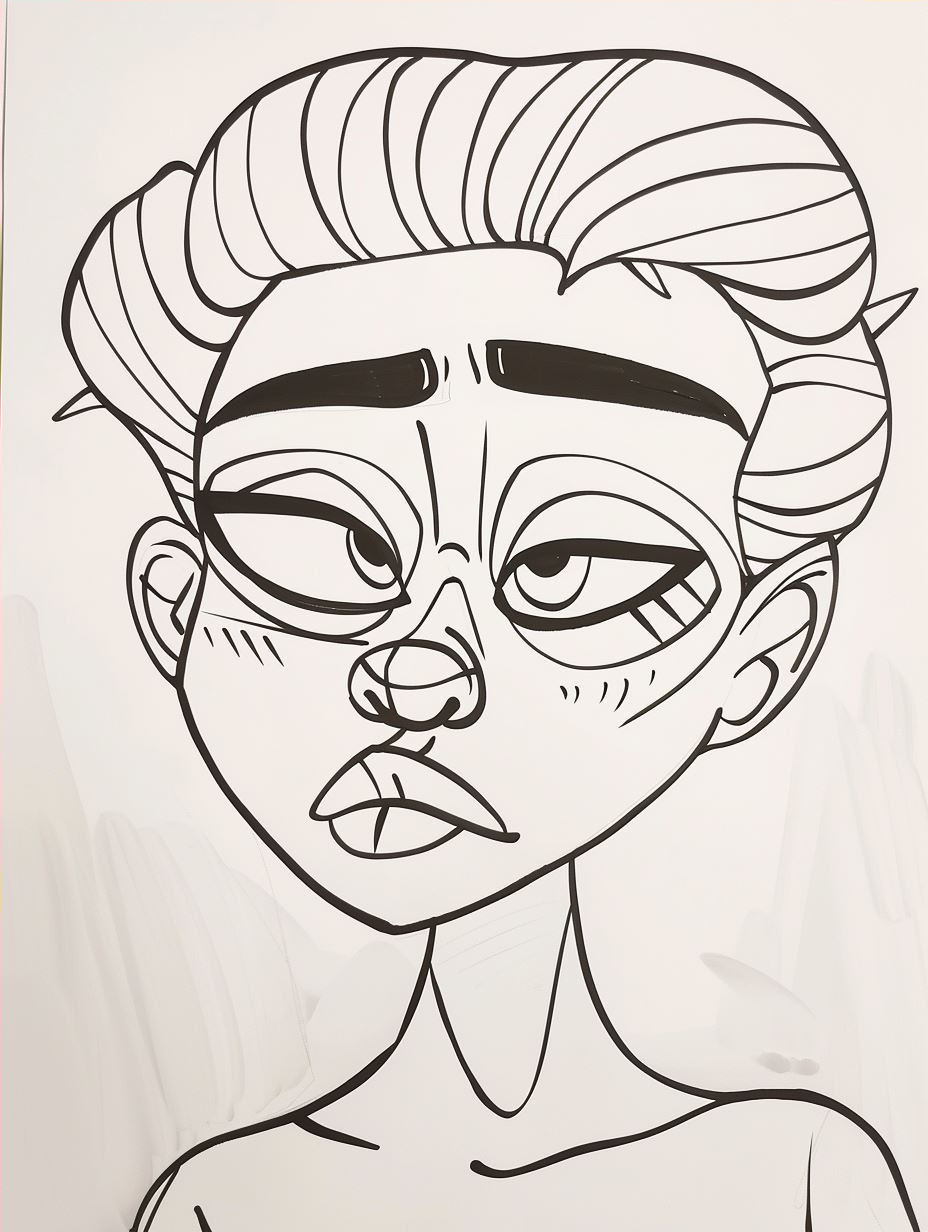 Stylized Modern Character Portrait Study - Image 4