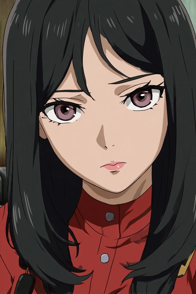 Crimson Anime Elegance - Image 1