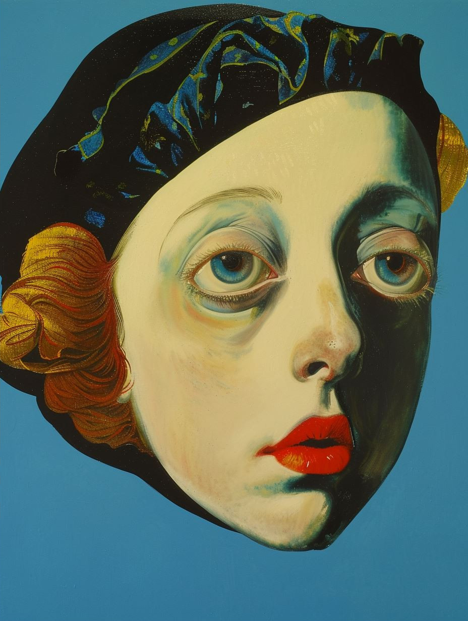 Hyper-Realistic Gaze in Blue - Image 2